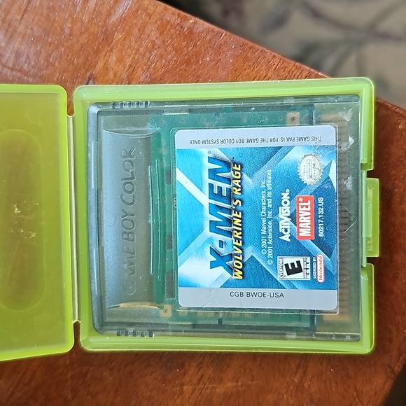 Nintendo Other - Vintage 2001 Marvel Actvision X-Men Wolverine's Rage Nintendo Gameboy Game